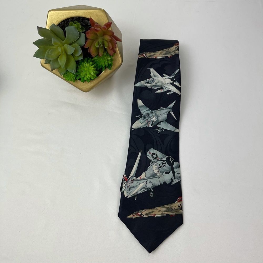 Phineas Creed Fighter Jet Tie